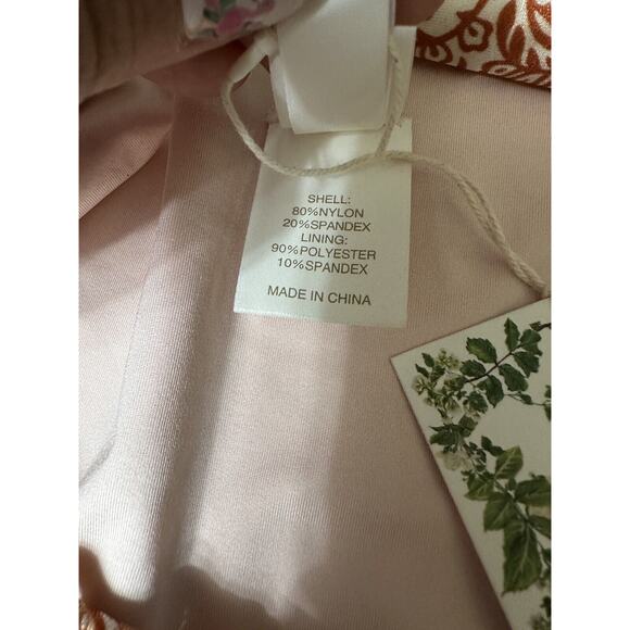 Chelsea & Violet Swim Suit 2-Piece Bikini New Top Medium Bottom Small Orange - Picture 14 of 16